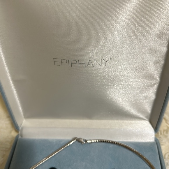 Epiphany Necklace with 3 cubic zirconia - Picture 2 of 6